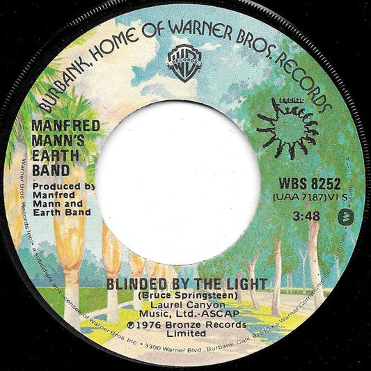Manfred Mann's Earth Band - Blinded By The Light (7" Single)