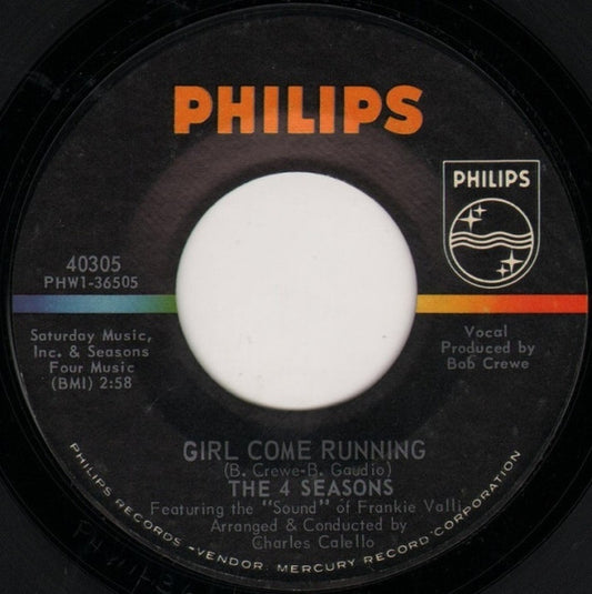 The Four Seasons - Girl Come Running