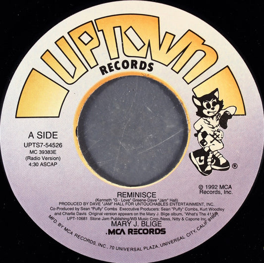 Mary J. Blige - Reminisce (7" Single)