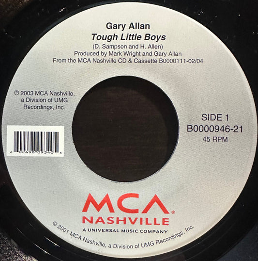 Gary Allan - Tough Little Boys (7" Single)