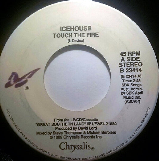 Icehouse - Touch The Fire (7" Single)