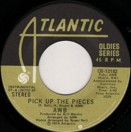 Average White Band - Pick Up The Pieces / Person To Person (7" Single)