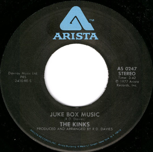 The Kinks - Juke Box Music (7" Single)