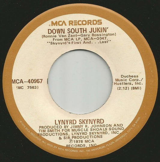 Lynyrd Skynyrd - Down South Jukin' (7" Single)