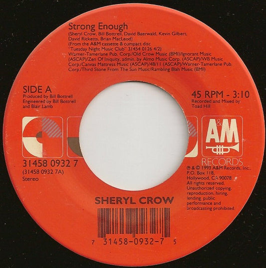 Sheryl Crow - Strong Enough (7" Single)