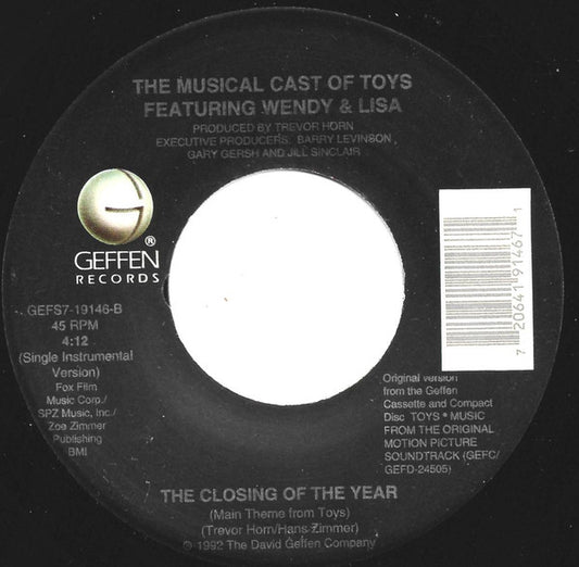 Wendy & Lisa - The Closing Of The Year (Theme From Toys) (7" Single)