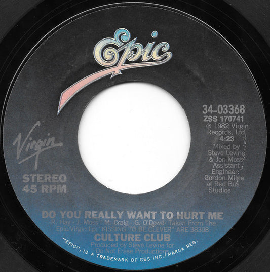 Culture Club - Do You Really Want To Hurt Me