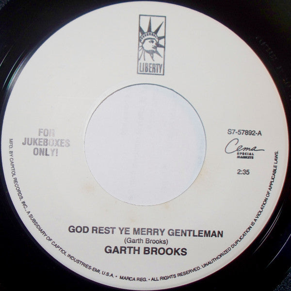 Garth Brooks - God Rest Ye Merry Gentleman (7" Single)