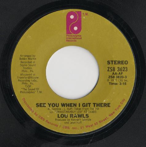 Lou Rawls - See You When I Git There / Spring Again (7" Single)