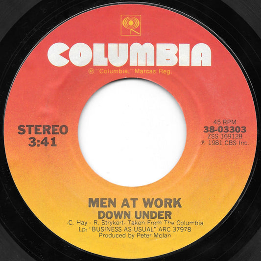 Men At Work - Down Under (7" Single)