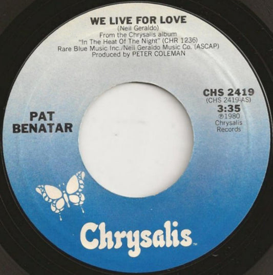 Pat Benatar - We Live For Love