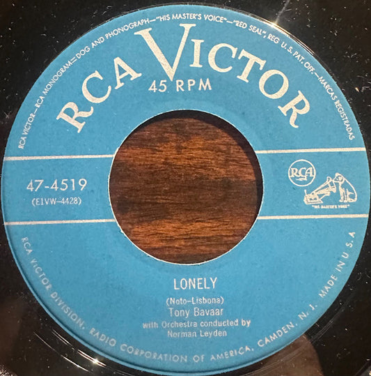 Tony Bavaar - Lonely / Once I Loved You