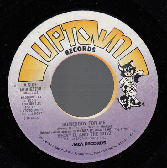 Heavy D. & The Boyz - Somebody For Me (7" Single)