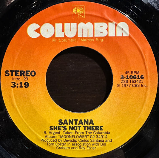 Santana - She's Not There (7" Single)