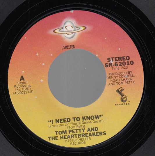 Tom Petty And The Heartbreakers - I Need To Know (7" Single)