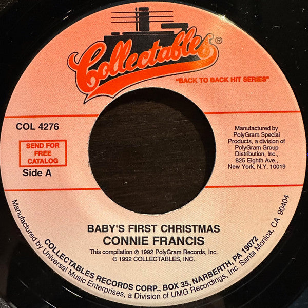 Connie Francis - Baby's First Christmas (7" Single)