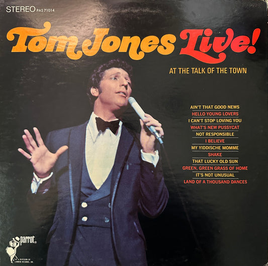 Tom Jones - Tom Jones Live! At The Talk Of The Town