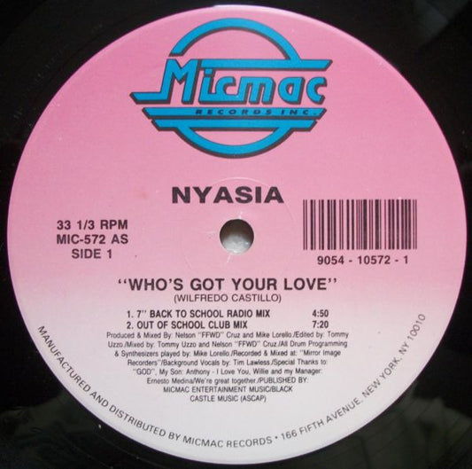 Nyasia - Who's Got Your Love (12" Single)