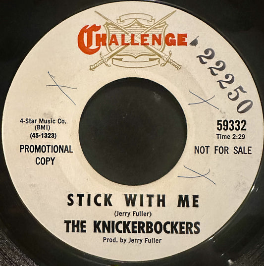 The Knickerbockers - Stick With Me (7" Single, Promo)